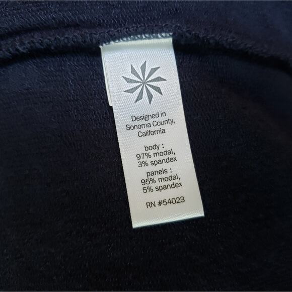 Athleta Womens Lotus Vest Full Zip Navy Modal Blend Sleeveless XSmall - Picture 8 of 10